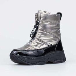 764047-41 Мембранные ботинки-дутики для девочки бежевый для девочки бежевый