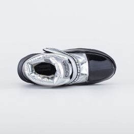 754060-41 Ботинки-дутики для девочки для девочки серебристый фото №4