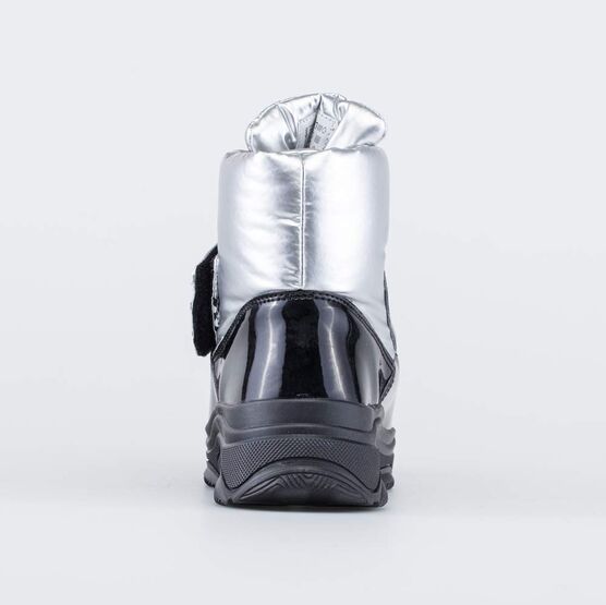 754060-41 Ботинки-дутики для девочки для девочки серебристый фото №5