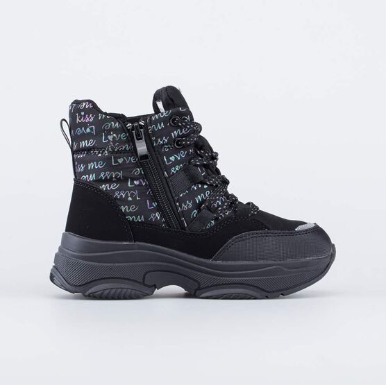 754964-41 Мембранные ботинки для девочки для девочки черный фото №2