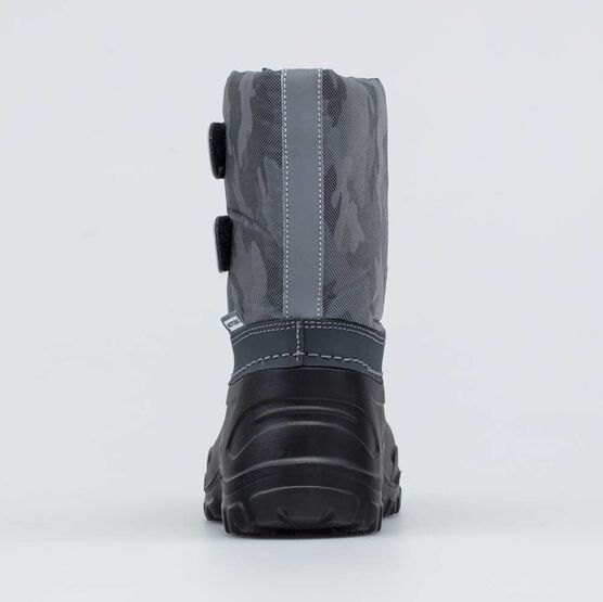 464063-43 Сноубутсы для мальчика на липучках для мальчики серый фото №5