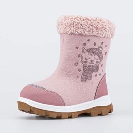 467066-44 Розовые валенки для девочки Котенок для девочки розовый