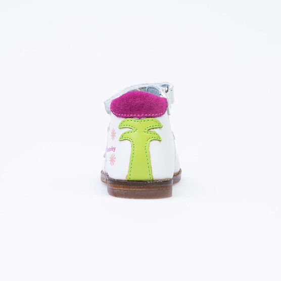 022126-21 Туфли летние для девочки белый фото №5