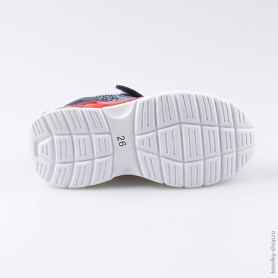 344207-71 Кроссовки с LED-подсветкой на подошве для мальчики сер-син фото №3