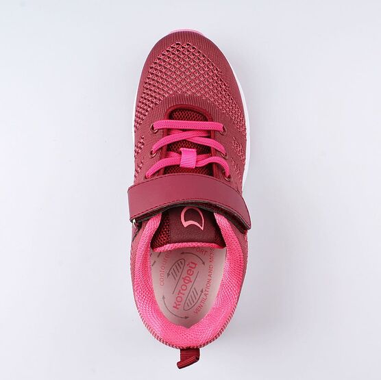 644242-72 Кроссовки для девочки бор-роз фото №4