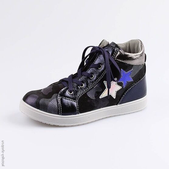 652136-22 Ботинки для девочки фиолетовый