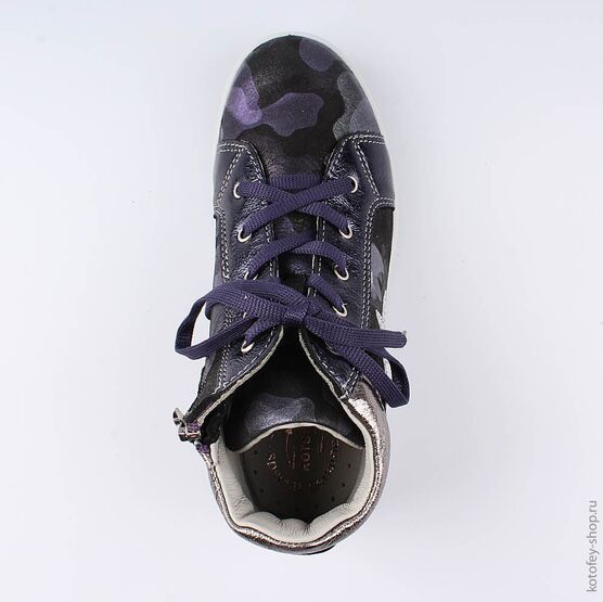 652136-22 Ботинки для девочки фиолетовый фото №4