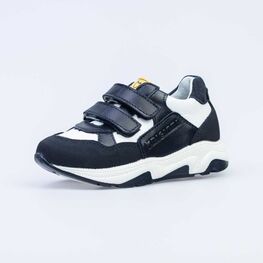 332125-24 Полуботинки для мальчики син-бел