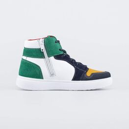 552291-12 Кожаные ботинки для мальчика для мальчики белый фото №2