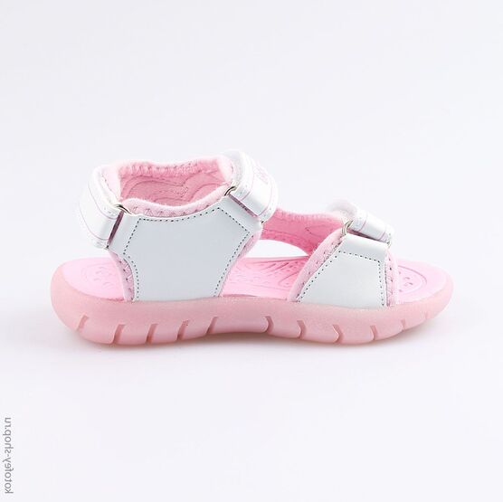 324015-13 Пляжная обувь с LED-подсветкой для девочки персиковый фото №2