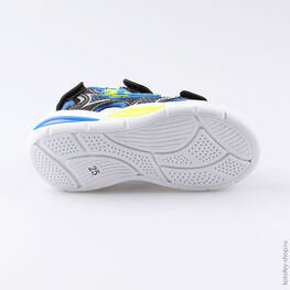 324023-12 Пляжная обувь с LED-подсветкой для мальчики чер-син фото №3