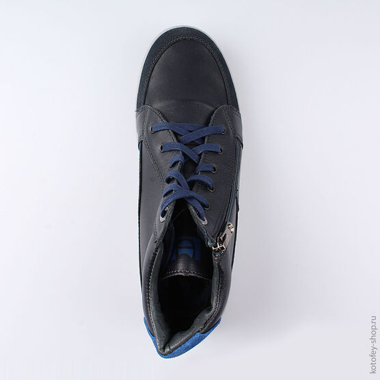 752132-21 Ботинки для мальчики светло-синий фото №4