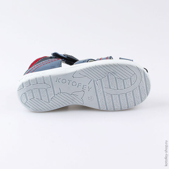 322067-24 Сандалии для мальчики син-кра фото №3