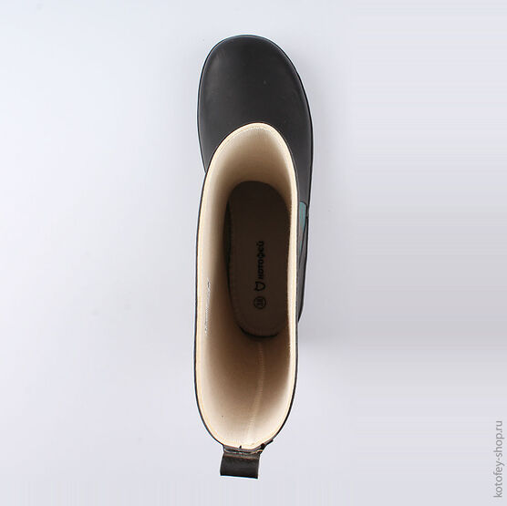 766066-11 Резиновые сапоги для мальчики чер-сер фото №4