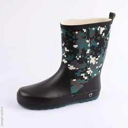 766066-11 Резиновые сапоги для мальчики чер-сер