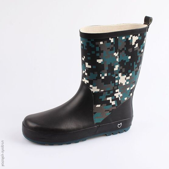 766066-11 Резиновые сапоги для мальчики чер-сер