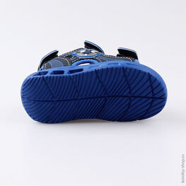 123010-11 Пляжная обувь с LED-подсветкой для мальчики син-гол фото №3