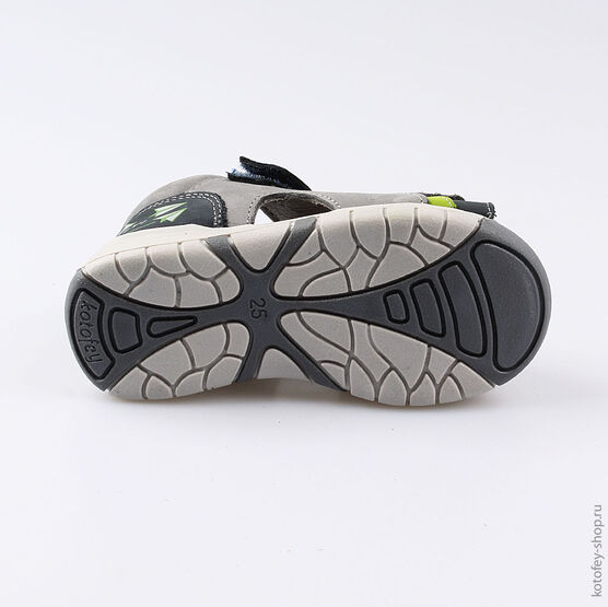 322088-22 Сандалии для мальчики сер-сал фото №3