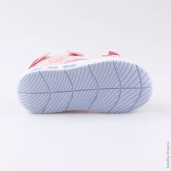 123008-13 Пляжная обувь с LED-подсветкой для девочки розовый фото №3