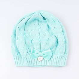 07811091-40 Шапка детская голубая для девочки разноцветный фото №2