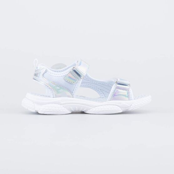 324057-13 Пляжные сандалии белые для девочки белый фото №2