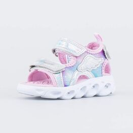 324058-11 Пляжные сандалии с подсветкой Крылья для девочки розовый