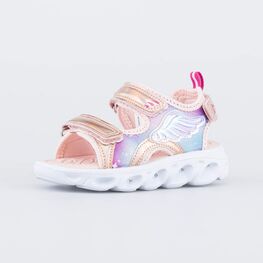 324058-12 Пляжные сандалии для девочки коралл