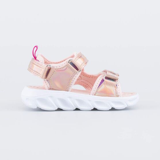 324058-12 Пляжные сандалии для девочки коралл фото №2