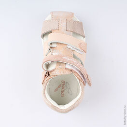 122110-25 Босоножки для девочки роз-срб фото №4