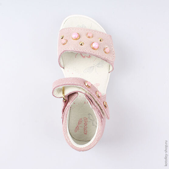 322076-22 Босоножки для девочки розовый фото №4