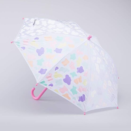 03807111-00 Зонт для девочки белый Акварель для девочки разноцветный