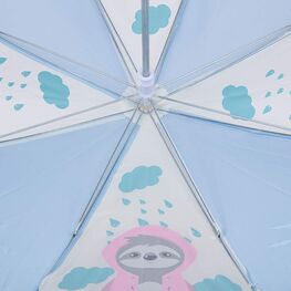 03807117-00 Зонт-трость Ленивец для девочки разноцветный фото №3