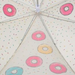 03807125-40 Зонт-трость Пончики бежевый для девочки бежевый фото №3