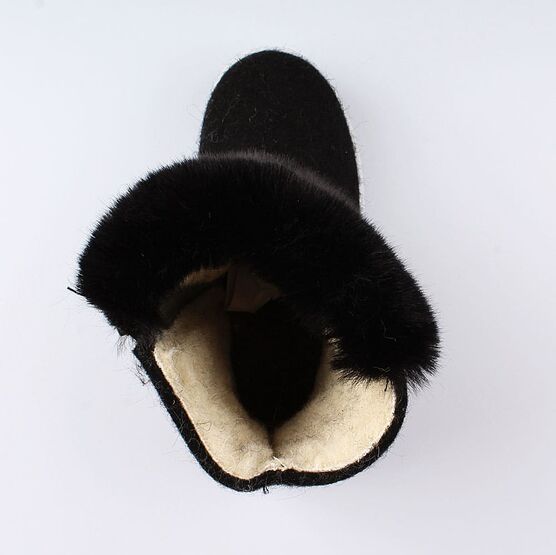 567053-42 Валенки для девочки черный фото №4