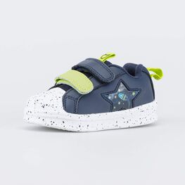 134026-71 Полуботинки с LED Космическая ракета для мальчики синий