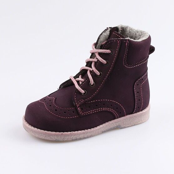 352183-34 Ботинки для девочки фиолетовый