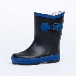 566180-12 Резиновые сапоги для мальчики чер-син