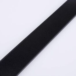 03704028-30 Гладкий кожаный черный ремень для универсальные черный фото №4