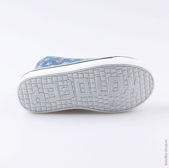 341030-11 Кеды для девочки светло-синий фото №3