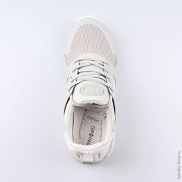 744129-71 Кроссовки на шнуровке для девочки серый фото №4