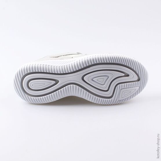 744129-71 Кроссовки на шнуровке для девочки серый фото №3