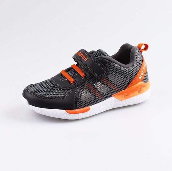 344074-73 Кроссовки для мальчики сер-ора