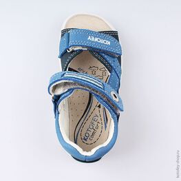 122149-21 Сандалии для мальчики светло-синий фото №4