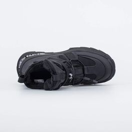 754073-42 Черные ботинки-дутики для девочки черный фото №4