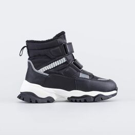 754074-41 Ботинки-дутики для мальчика для мальчики черный фото №2