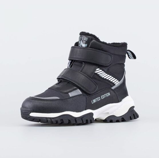 754074-41 Ботинки-дутики для мальчика для мальчики черный