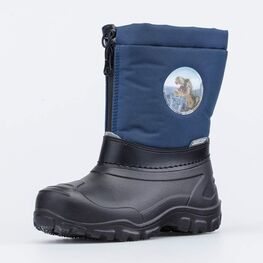 264015-42 Сноубутсы с защитой от снега Динозавр для мальчики синий