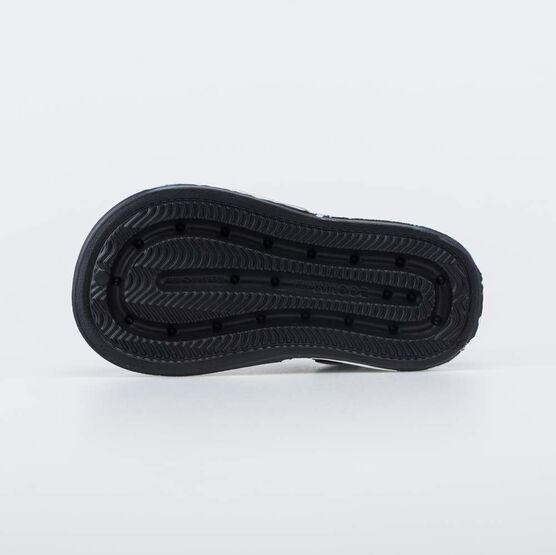 525157-01 Сабо черные с белой подошвой для девочки черный + белый фото №3