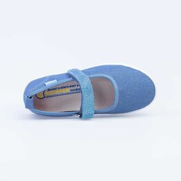 531152-12 Кеды для девочки голубой фото №4