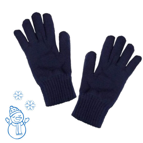 07721176-41 Теплые перчатки детские Угольно-синий для универсальные темно-синий
